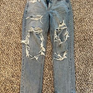 American Eagle Outfitters Distressed Blue Jeans